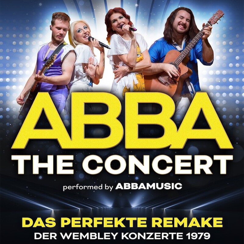 Tributeband ABBAMUSIC auf der Bühne – ABBA The Concert