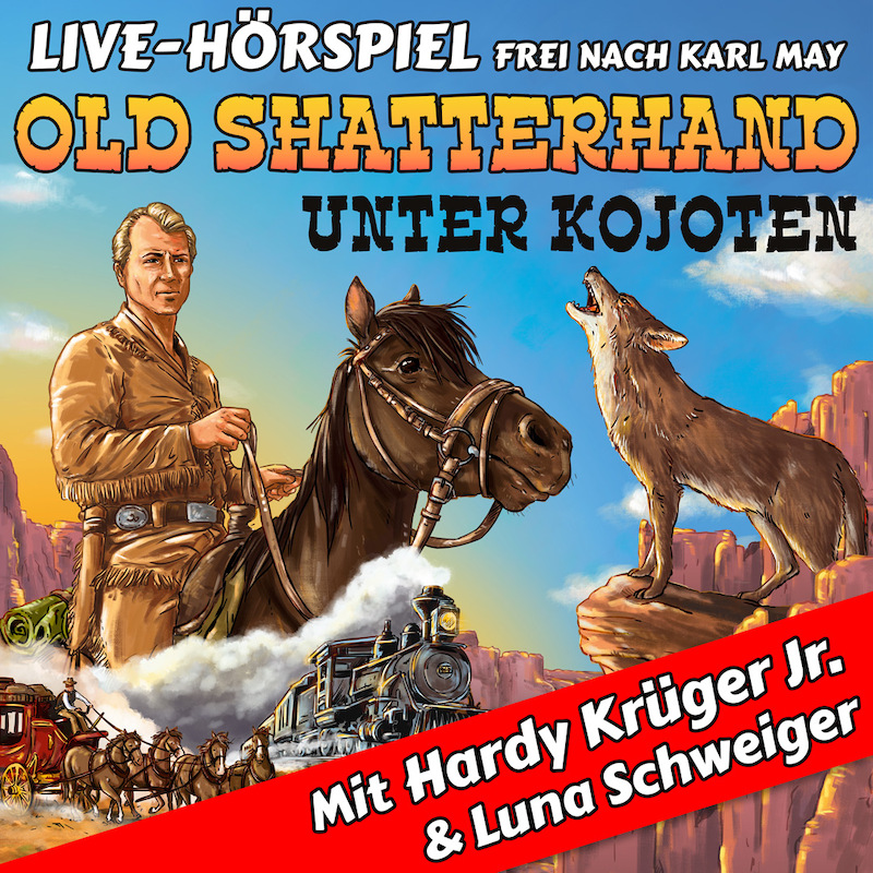 Live-Hörspiel Old Shatterhand unter Kojoten mit Hardy Krüger Jr.