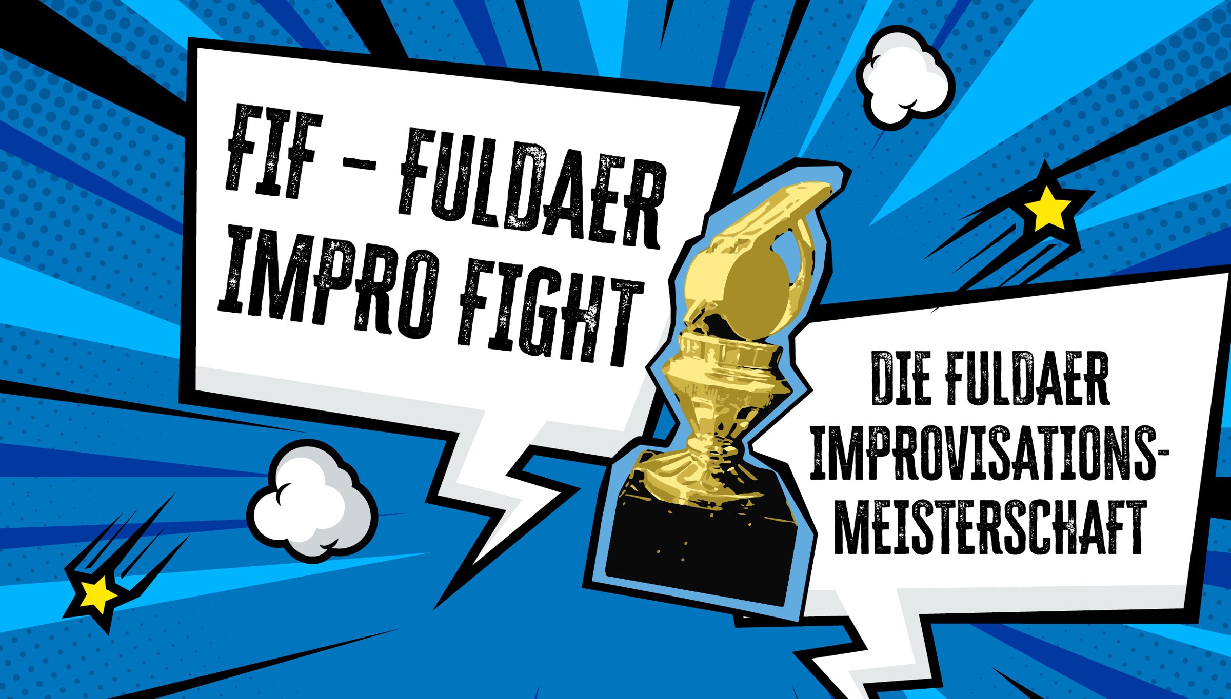 Veranstaltungsgrafik zum Fuldaer Impro-Fight