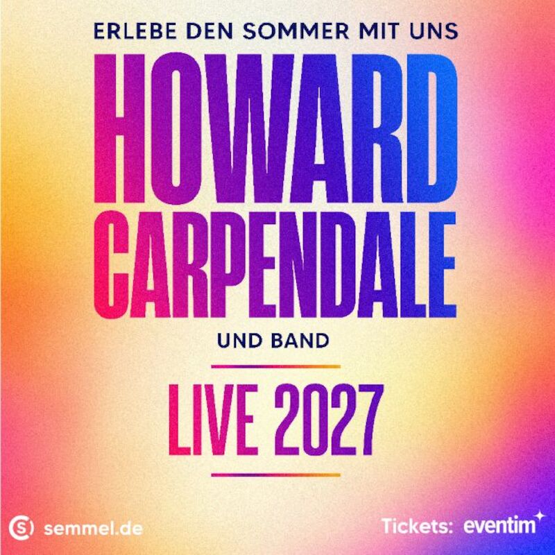 Howard Carpendale – Pressebild zur Tour Erlebe den Sommer mit uns 2027