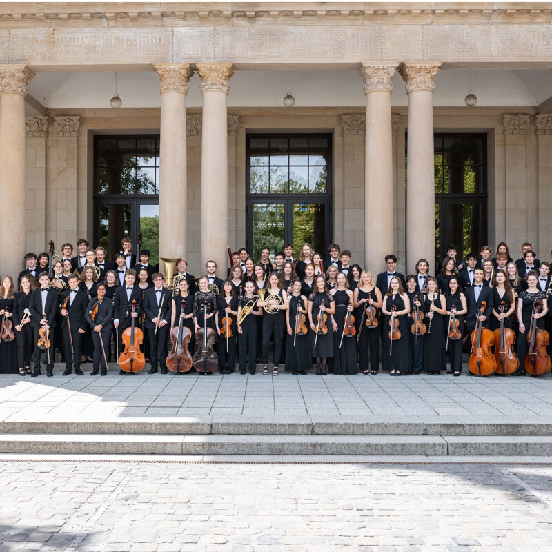 Landesjugendsinfonieorchester Hessen auf der Bühne