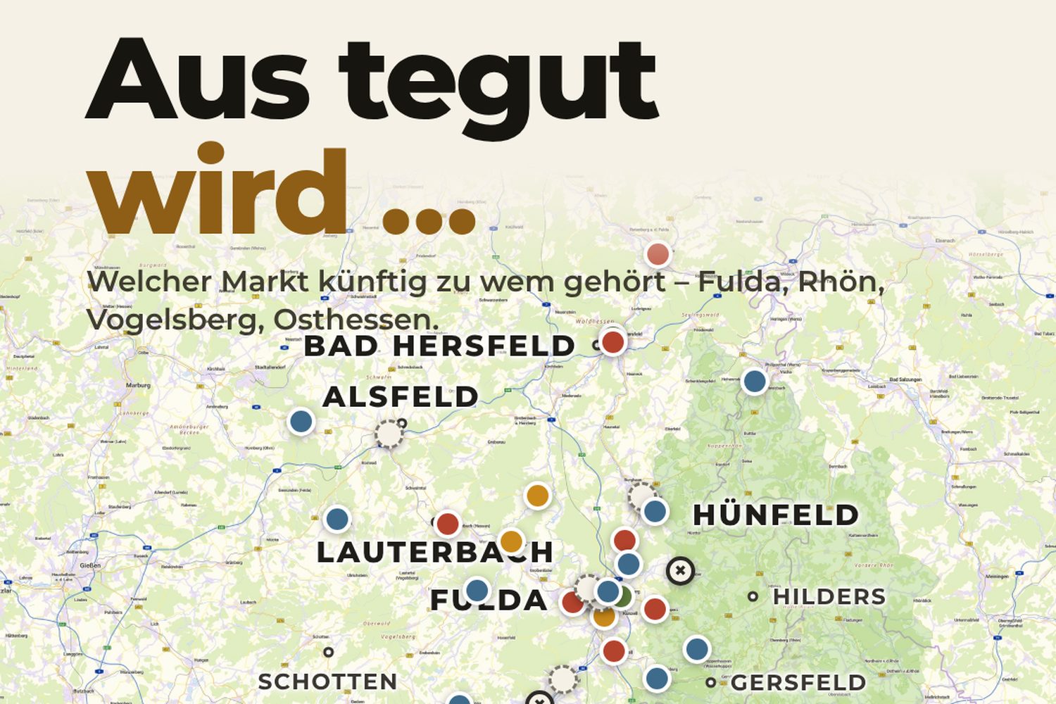 Aus tegut wird …: was aus den Märkten in Fulda, Rhön und Osthessen wird